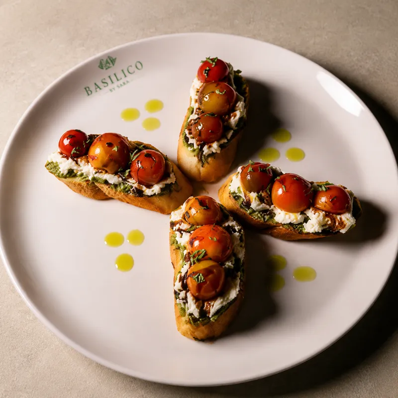 Tomato And Ricotta Bruschetta